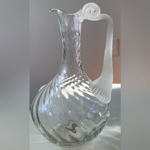 Crystal Clear Industries Valerie Frosted Glass Pitcher